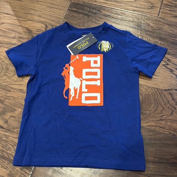 Polo by Ralph Lauren Kids Blue Color Changing T-Shirt - Picture 1 of 3